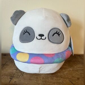 Squishmallow Claire's Sinead Panda 8” NWT